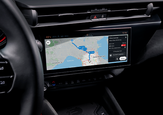 Alfa Romeo Junior Elettrica EV Routing