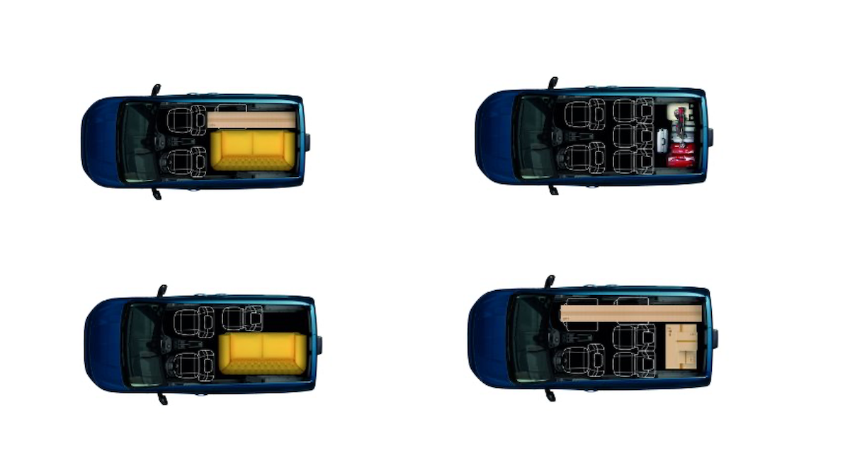 Fiat Doblò Combi prilagodljiv prtljažni prostor