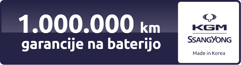 Ssangyong garancija na baterijo